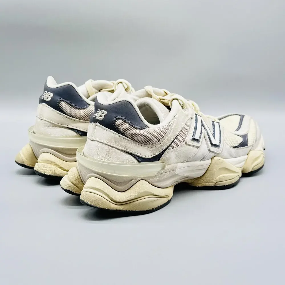 New Balance Shoes Mens 8 Beige Gray Moonrock Linen 9060 Chunky Running Sneakers